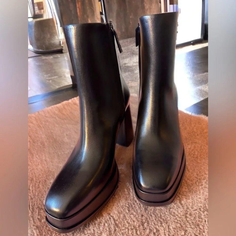 NEW Women's Alyx Stylish‎ Ankle Boot Leather Comfortable Fit Size (41) 10-10.5